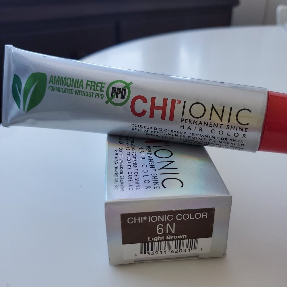 ChI !  Ionic Permanent hair color ( 6N)